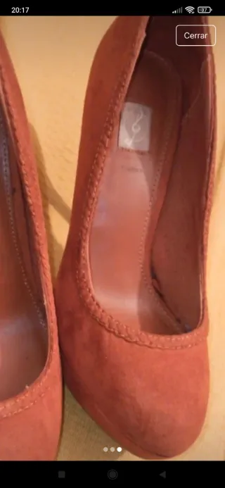 Zapatos de tacón naranjas