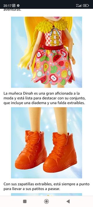 Nueva Enchantimals Muñeca y patos