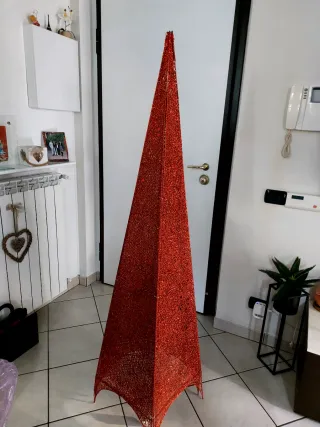 Albero di Natale Rosso Luminoso
