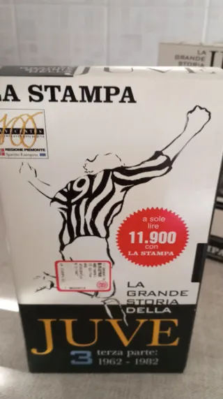 VHS La Grande Storia della Juve (5 pezzi)
