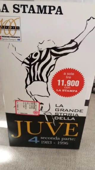 VHS La Grande Storia della Juve (5 pezzi)