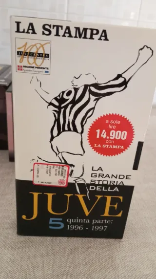 VHS La Grande Storia della Juve (5 pezzi)