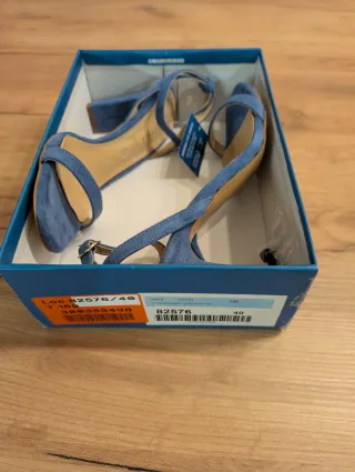 Sandalias tacón MARYPAZ azul talla 40