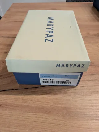 Sandalias tacón MARYPAZ azul talla 40