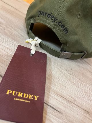 Gorra Purdey verde oliva