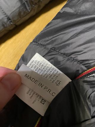 Chaqueta K-Way reversible plumas chubasquero