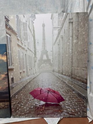 Set di 3 quadri decorativi su tela