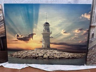 Set di 3 quadri decorativi su tela