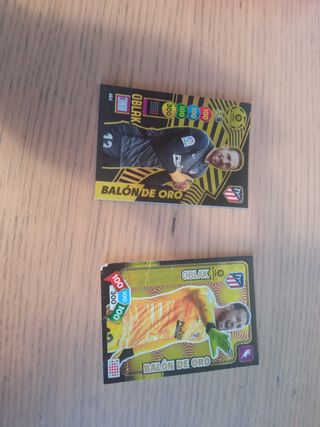 Griezmann y Suárez Balón de Oro Cards