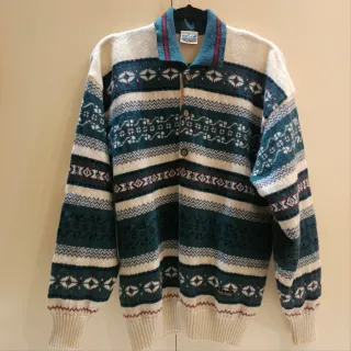 Maglione Sergio Tacchini vintage lana L + pochette