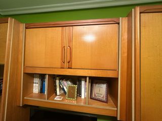 Mueble de pared completo madera