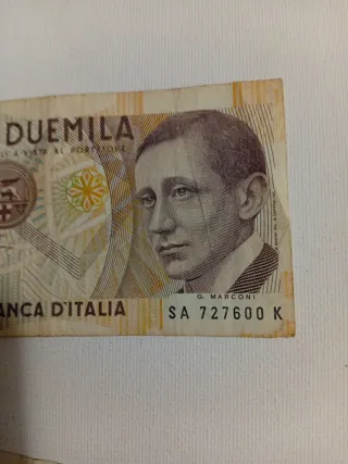2 Banconote Lire Duemila