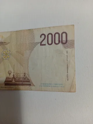 2 Banconote Lire Duemila