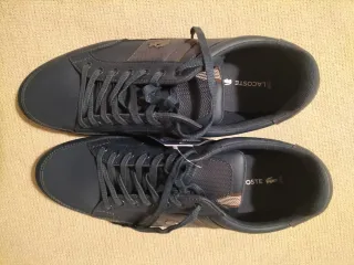 Zapatos Lacoste Azul Marino con Etiquetas