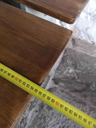 2 Bancos Rústicos Madera de pino