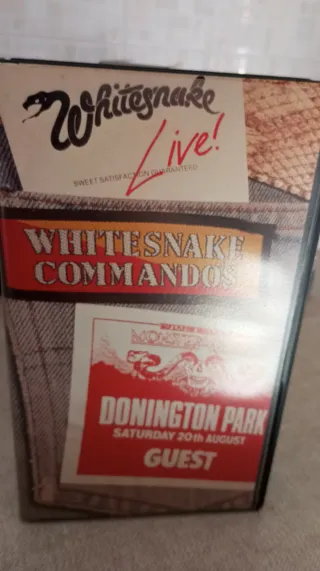 2 VHS Whitesnake - Fourplay  e live a Donington