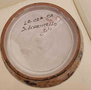 Vaso ceramica La Cer-ba San Lorenzello