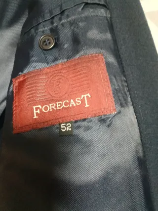 Chaqueta de lana gris hombre