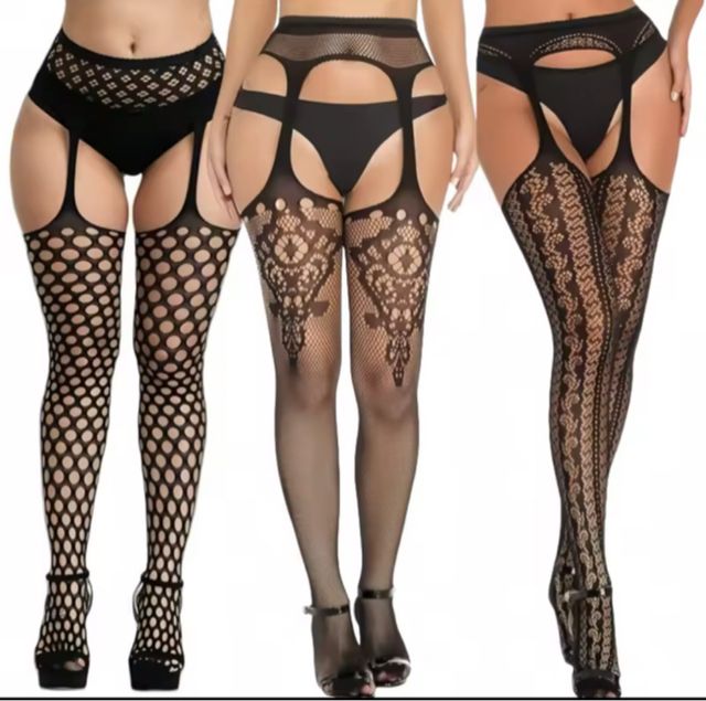 Medias Panty Negras Talla Única