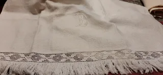 Asciugamano vintage in fiandra di lino