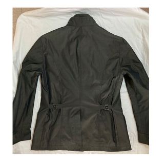 Giacca/trench nera imbottita D.Alessandrini -Tg.52