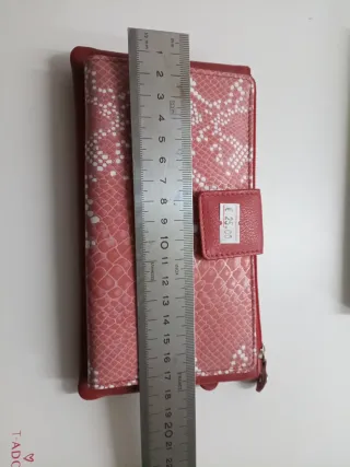 Cartera de cuero para mujer