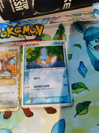 2 Cartas Pokémon Japonesas (Clefairy, Mudkip)