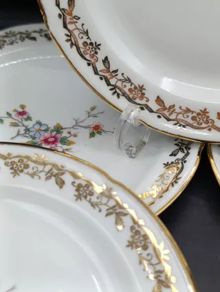Set platos porcelana francesa