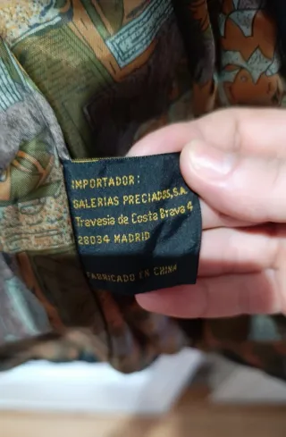 Chaqueta de cuero vintage marrón