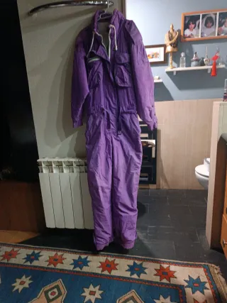 Tuta da sci donna viola