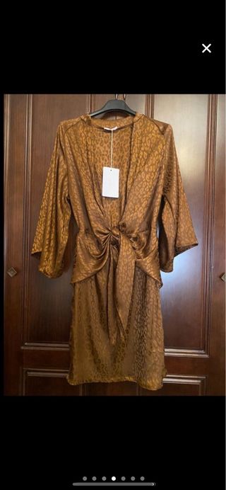 Vestito donna marrone cioccolato