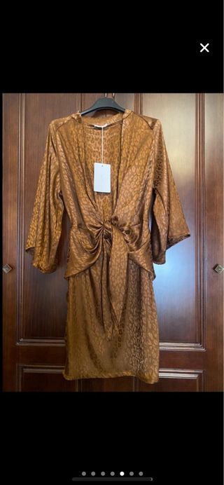 Vestito donna marrone cioccolato