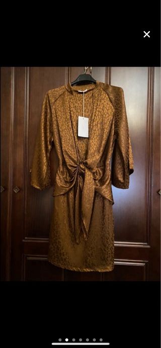 Vestito donna marrone cioccolato