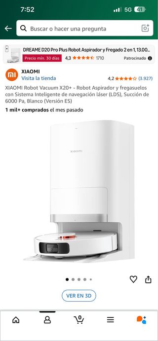 Robot Aspirador Xiaomi X20+