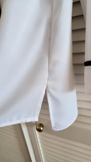 Camisa H&M Blanca y Negra Talla 44 46