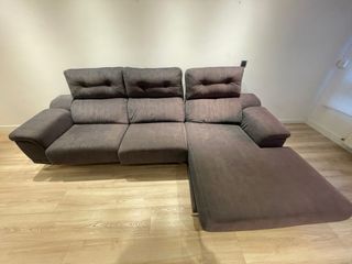 Sofá Chaise Longue Gris