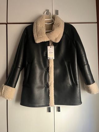 Cazadora doble faz Zara XS