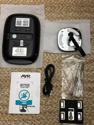 Mirilla digital AYR 762 color negro