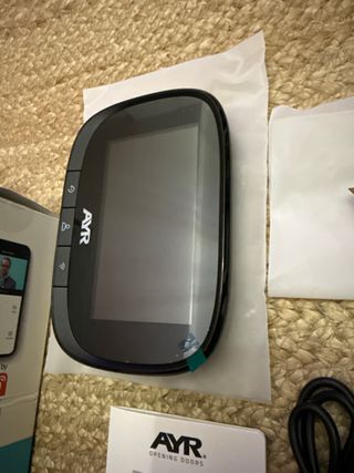 Mirilla digital AYR 762 color negro