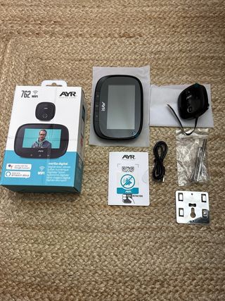 Mirilla digital AYR 762 color negro