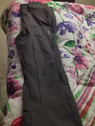 Pantalón de esquí Decathlon mujer gris