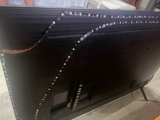 Televisión rota pantalla