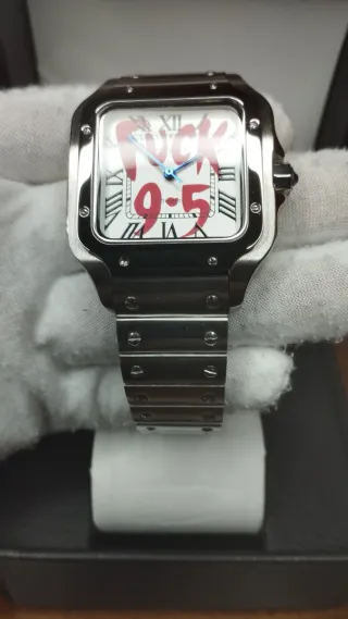 Reloj Seiko Mod Santos Dumont Blanco, Azul Marino