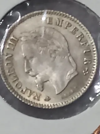 20 céntimos Francia 1867 Plata