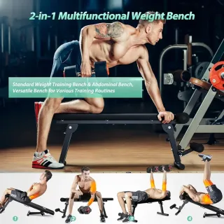 Banco Musculación JX Fitness