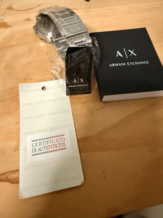 Reloj Armani Exchange Verde y Plateado