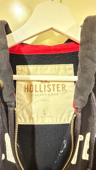 Sudadera Hollister Negra Talla L