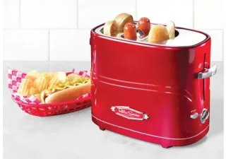 Máquina Perritos Calientes Retro Roja