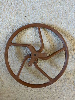 Rueda hierro máquina coser