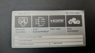 Ordenador portatil Acer 17 pulgadas